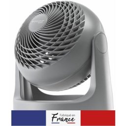 Woozoo, Leiser, leistungsstarker & tragbarer Tischventilator Made in France, 23m², Reichweite 15m,