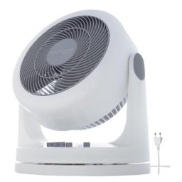 Woozoo, Leiser, leistungsstarker & tragbarer Tischventilator, 33m², Reichweite 13m, Oszillation,