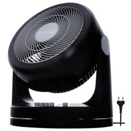 Woozoo, Leiser, leistungsstarker & tragbarer Tischventilator, 33m², Reichweite 13m, Oszillation,