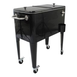 Kühlbox, Kühlwagen, Getränkekühler (Schwarz) - Kailua Cooler