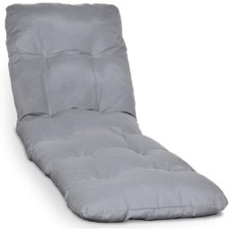 Rollliegen Auflage Flair rl Hellgrau, 190x60x8 cm - Beautissu