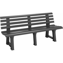 Gartenbank Orchidea 145 cm Kunststoff 3 Sitzer Gartenbank Parkbank Sitzbank Garten Balkon