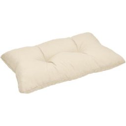 Loungekissen Xluna Rücken Natur, 60x40x12 cm - Beautissu