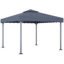 Pavillon 300 x 300 cm Anthrazit Aluminium Vidaxl Anthrazit