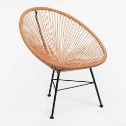 Gartenstuhl New Acapulco Braun Praliné - Braun Praliné - Sklum