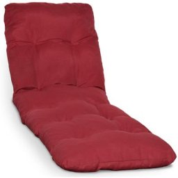Rollliegen Auflage Flair rl Rot, 190x60x8 cm - Beautissu