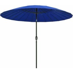 VidaXL Sonnenschirm mit Aluminium-Mast 270 cm Azurblau