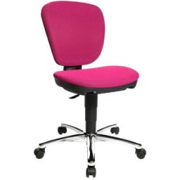 Kinder- und Jugend Drehstuhl rosa pink Bürostuhl ergonomische Form Made in Ger...