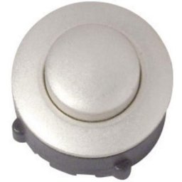 70094 Klingeltaster 1fach Vernickelt 24 V/1 a - Heidemann
