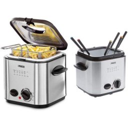 Mini-Fritteuse und Fonduetopf 840 w 1,2 l Silber 182611 Princess Silber