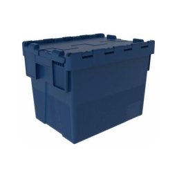 Mehrwegbehälter L400xB300xH306mm blau Wände u.BD geschl.-N9000448555