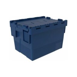 Mehrwegbehälter L400xB300xH264mm blau Wände u.BD geschl.-N9000448553