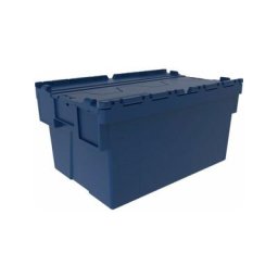 Mehrwegbehälter L600xB400xH310mm blau Wände u.BD geschl.-N9000448549