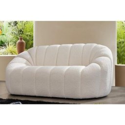 Slice 2-Sitzer Sofa - Creme