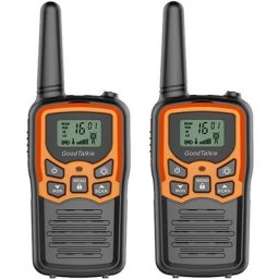 Walkie-Talkie Long Range Walkie-Talkie Wandern Camping Zuhause Walkie-Talkie (Orange 2er Pack)