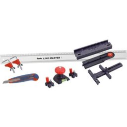 Line master Präzisionslineal– 800-mm Länge, Universal-Führungsschiene für Kreissäge, Stichsäge und