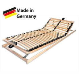 Max1 k+f, Lattenrost, fertig montiertmit Kopf- und Fußteilverstellung, Holm durchgehend 90x220