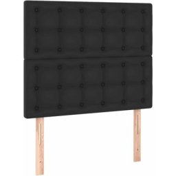 Vidaxl - Kopfteile 2 Stk. Schwarz 100x5x78/88 cm Kunstleder Schwarz