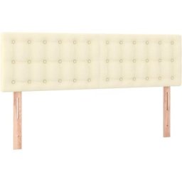 Vidaxl - Kopfteile 2 Stk. Creme 72x5x78/88 cm Kunstleder Creme