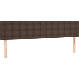 Vidaxl - Kopfteile 2 Stk. Braun 80x5x78/88 cm Kunstleder Braun