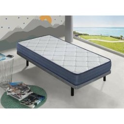 Matratze 80x180 laura -H3- Hohe 22 cm - Atmungsaktiv und viskoelastisch. Ergonomisch - Verarbeitung