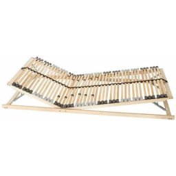 7-Zonen Lattenrost premium Kopf-Fußteil verstellbar 90x200 cm zur Selbstmontage - natur - Coemo