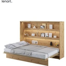 Lenart Schrankbett Wandbett bed concept 04 140x200 horizontal artisan eiche