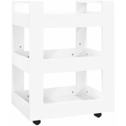 Vidaxl - Küchenwagen Weiß 60x45x80 cm Holzwerkstoff Weiß