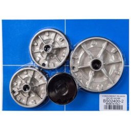 Ersatzteil - Set 4 Brenndeckeln - - 2I marchi, ariston hotpoint, scholtes, cannon, indesit - 4347716