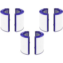 3x Trade-Shop HEPA-Filter inkl. Aktivkohlefilter kompatibel mit Dyson DP04 HP04 HP06 HP07 HP09 PH01