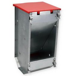 Futterautomat Futterspender für Kaninchen Hasen Nager Geflügel Futternapf Deckel
