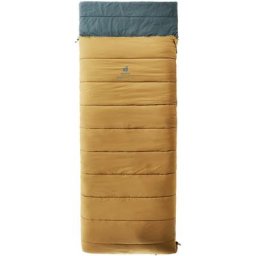 deuter Orbit SQ +6° Schlafsack beige/grau Right Zipper 2023 Schlafsäcke