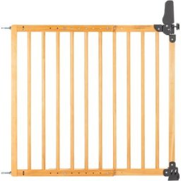 reer 46221 Basic Tür- und Treppengitter, Holz, beige