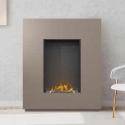 Noble Flame CORVO 950 BS [moderner Ethanolkamin]: Beigegrau