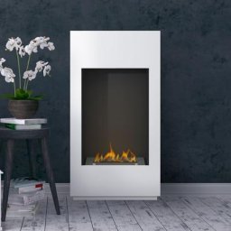 Noble Flame SANTIAGO [Design Ethanolkamin]: Weiß (warm)