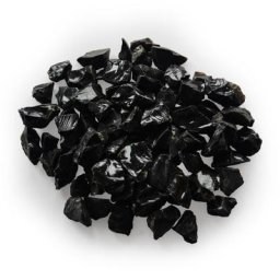 Noble Flame Glutbett: smoky dark / Rauchquarz für ELLASON [dekoratives crushed glass]: ELLASON 740 / 1040