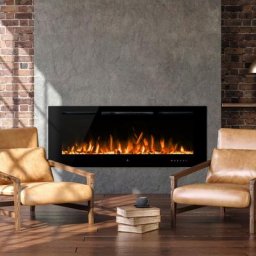 Noble Flame PARIS 1400 schwarz [Elektrokamin Wandeinbau/wandhängend]