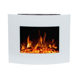 Noble Flame MADISON Weiß [gewölbter Elektro Wandkamin]
