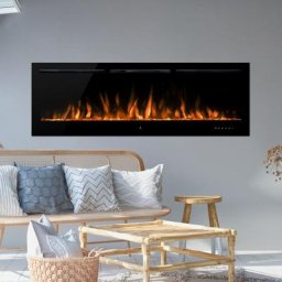 Noble Flame PARIS 1660 schwarz [Elektrokamin Wandeinbau/wandhängend]