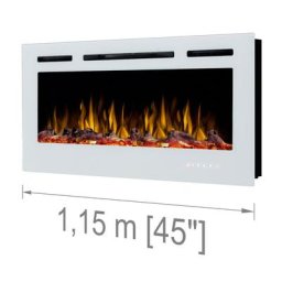 Noble Flame PARIS 1150 weiß [B-Ware, Elektrokamin Wandeinbau/wandhängend]