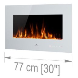 Noble Flame VEGAS 770 Weiß Elektro Wandkamin [B-Ware]