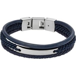 Herren Armband ""JF04403040"", Leder/Edelstahl