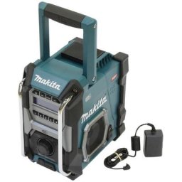 Makita MR003GZ Baustellenradio (Digitalradio (DAB), mit Netzteil, ohne Akku und Ladegerät)