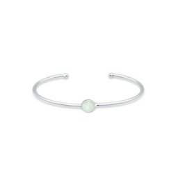 Elli Armreif Armreif Bangle Synthetischer Opal Trend 925 Silber