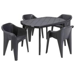 Jardin Garten-Essgruppe Aruba, (5-tlg)
