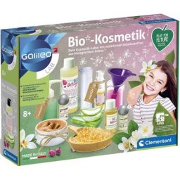 Clementoni® Experimentierkasten Galileo, Bio-Kosmetik, Made in Europe