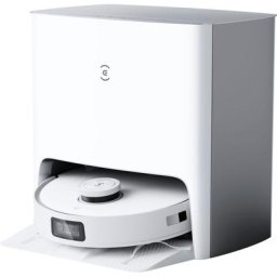 ECOVACS Nass-Trocken-Saugroboter DEEBOT T10 TURBO, 45 W, beutellos, 5200PA, DToF-Laser, AIVI 3.0, Reinigungsstation, YIKO, Weiss/Silber
