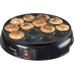 bestron Poffertjes-Maker APFM700Z Sweet Dreams, 800 W, im Retro Design, Mini Pfannkuchen Automat, mit Antihaftbeschichtung