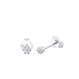 Elli DIAMONDS Elli DIAMONDS Ohrringe Basic Ohrstecker Diamant 0.12 ct. 925 Silber Damen