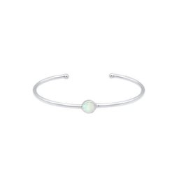 Elli Elli Armband Armreif Bangle Synthetischer Opal Trend 925 Silber Armbänder & Armreife Damen